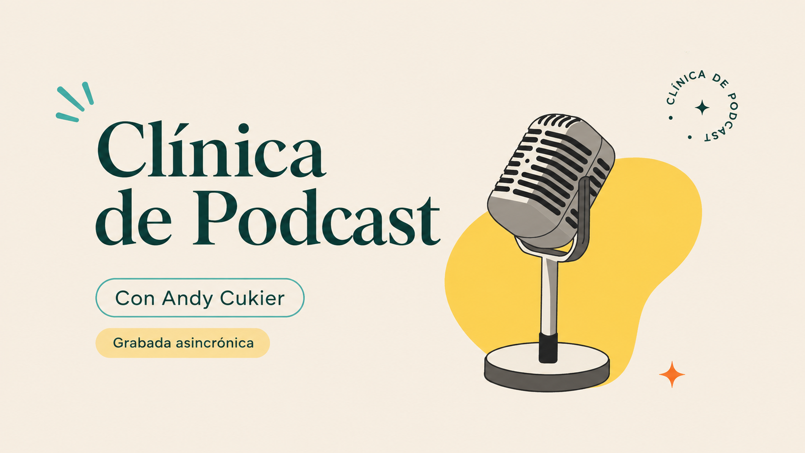Clínica de Podcast grabada